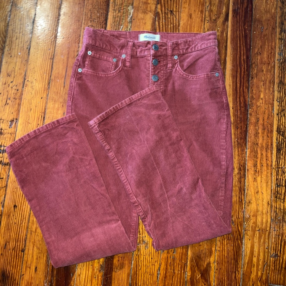 Madewell Cali Demi Boot Corduroy Pants